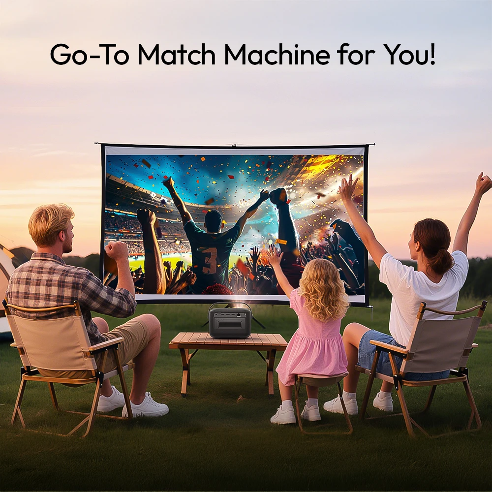 Мини-проектор BYINTEK R20 Max 4K DLP Smart WiFi Android 11,0 светодиодный 1080P проекторы для уличного домашнего кинотеатра с аккумулятором 15600 мАч