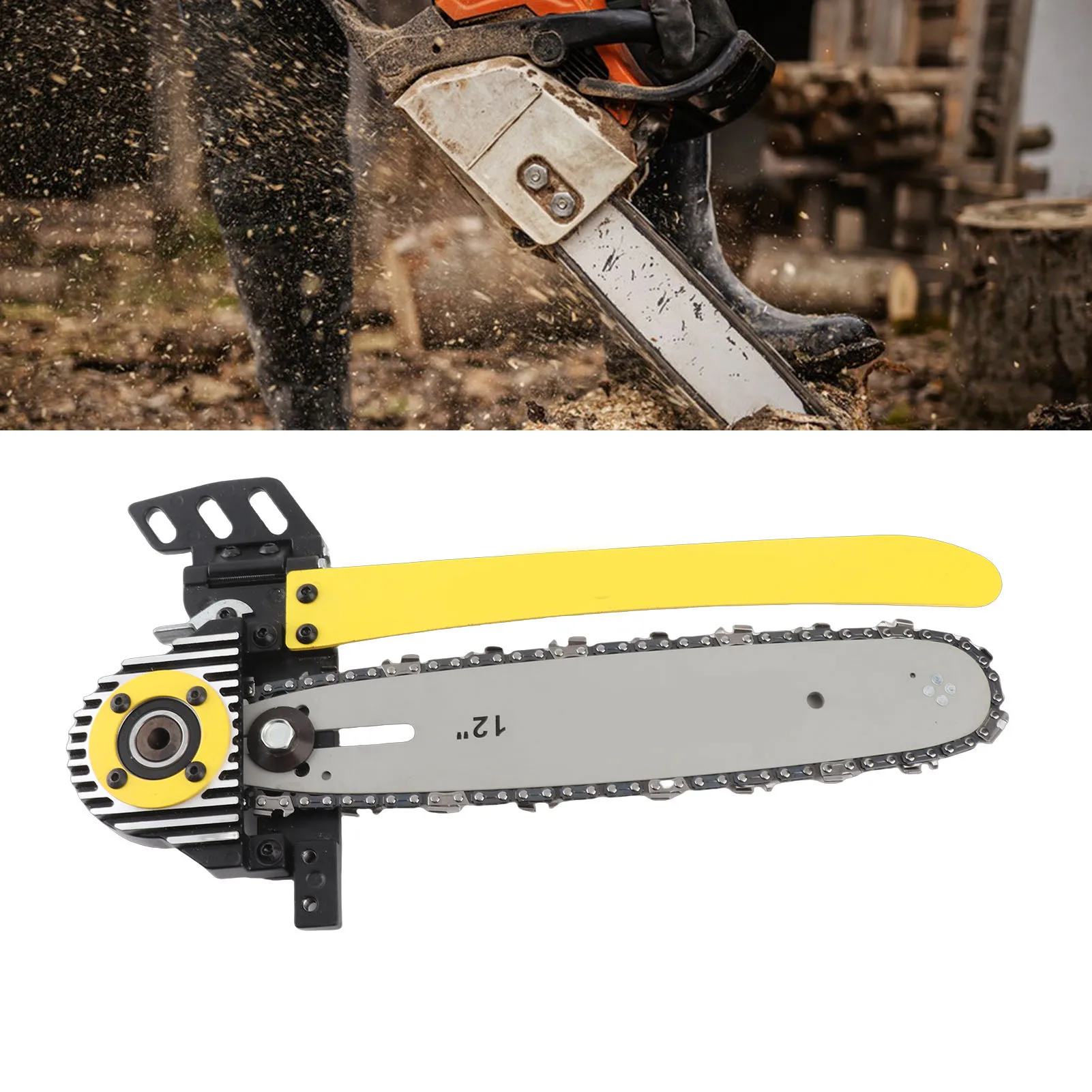 12in Beam Cutter Attachment Extends Cutting Depth to 12in for 7-1/4in 8-1/2in Worm Drive Circular Saw