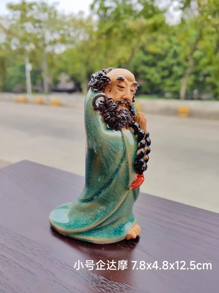 Decoration of Chinese  statue,Da Mo Statue Ceramic Figure---Shiwan Kiln porcelain