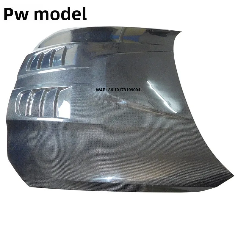 

For M3 M4 G80 G82 Dark Grey Real Carbon Fiber Modified Open Hole Engine Hood Fitment