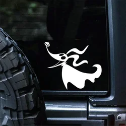 Zero Dog Ghost Silhouette With Pumpkin Nose Inspired By Nightmare Before Christmas Sticker Bumper Car Laptop Decal