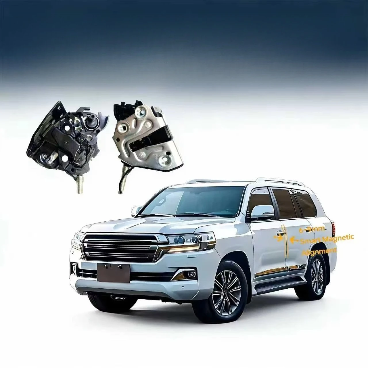 Auto Soft Closing Vacuum Suction Door Modification Parts With Anti Pinch Function Matching For TOYOTA Land Cruiser 2022+