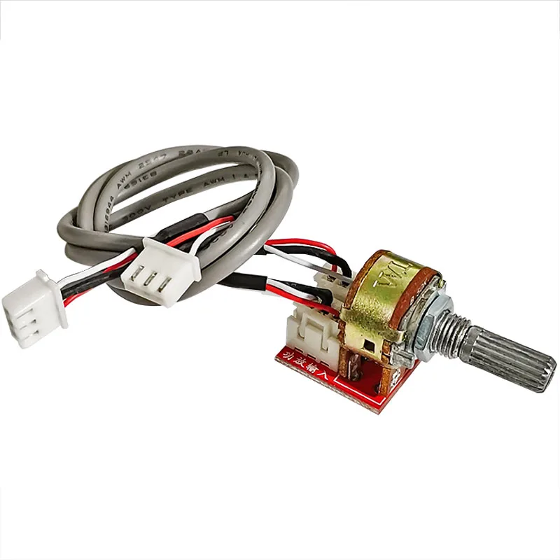 Dual 16-Type Potentiometer for DIY Speaker, B50K/B100K/B10K Volume Control Board with Shielded Cable