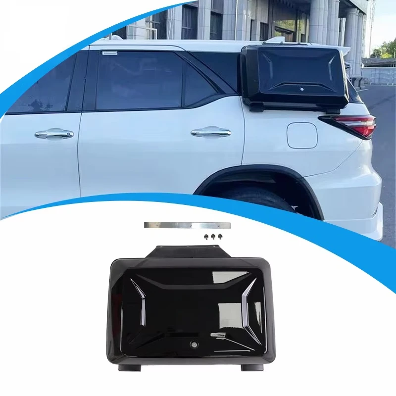 

2025 Hot Sell Design Side Mounted Gear Luggage Storage Box Carrier With Lock For 2022 Toyota Fortuner Car Exterior Accessories