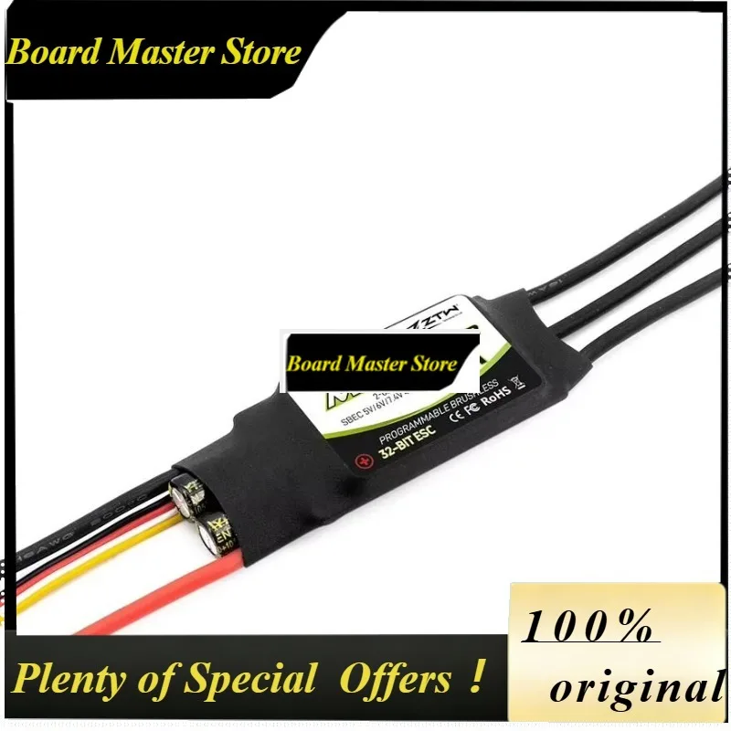 BoMaSZTW Mantis G2 Series 45-55A Brushless 32-Bit ESC Mini Speed Controller 2-6s Lipo 43G SBEC Output: 5.6V/7.4V Adjustable@4A 9