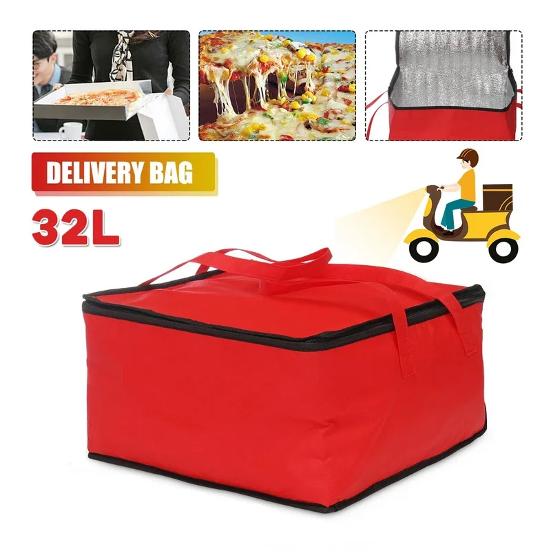 Large Non-Woven Thermal Insulation Package Lunch Bag Picnic Portable Container Bags Fresh Ice Cooler Carrier Food Insulated Bags