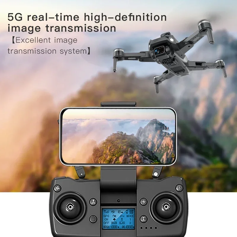 New L900 PRO SE MAX GPS Drone 4K Professional HD Dual Camera Four-way Intelligent Obstacle Avoidance Brushless RC Helicopter Toy