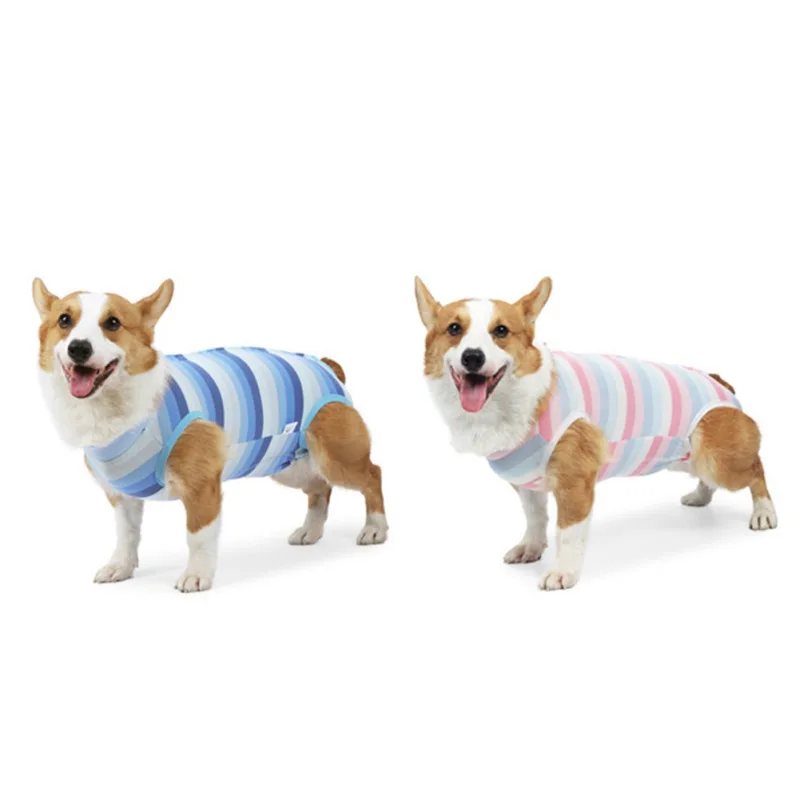 Pet Dogs Maintain Clothes Operation Recovery Suit Anti Licking Wounds After Surgery Surgery Suit Four-legged Jumpsuit Dogs Vests