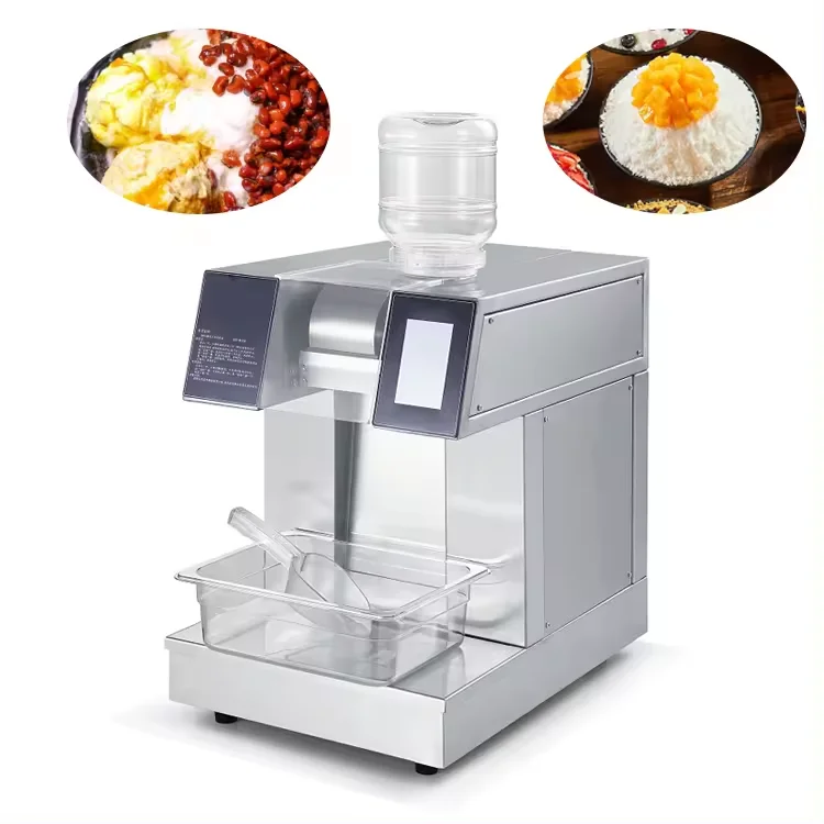 Mini Bingsu snow-ice-machine máquina de afeitar para alimentos, trituradora de hielo afeitado de copo de nieve, Idea de pequeña empresa en el hogar