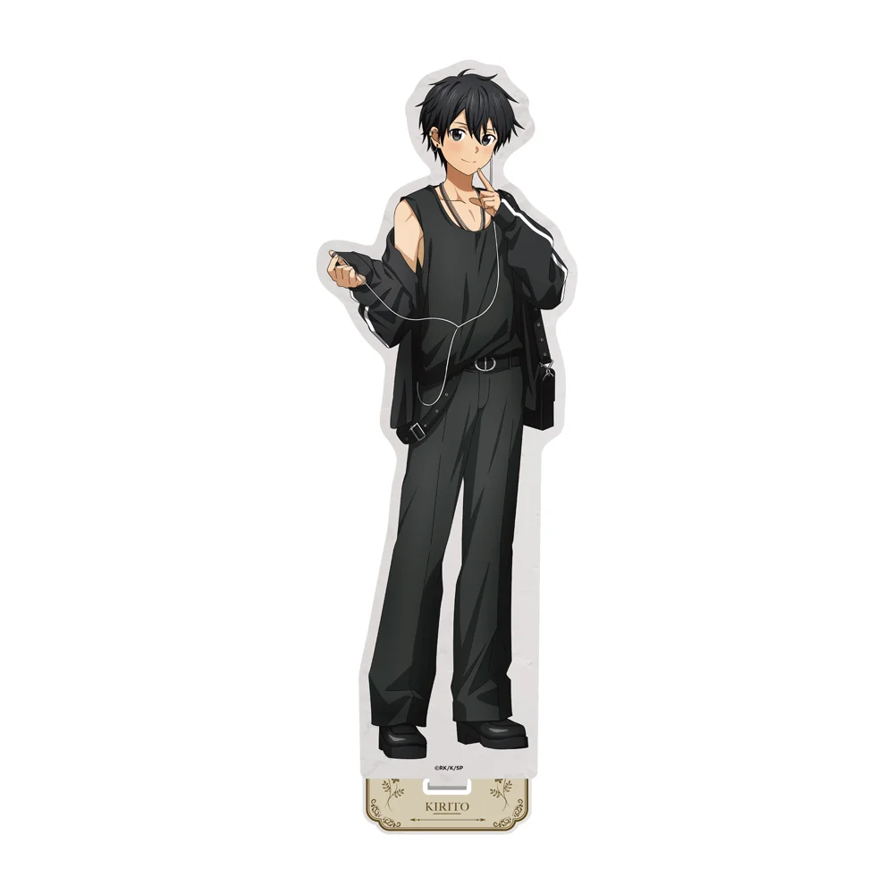Sword Art Online Kirito Asuna 15CM Acrylic Stand Keychain Anime Stand  Anime Lover Home Table Bedroom Display Decor
