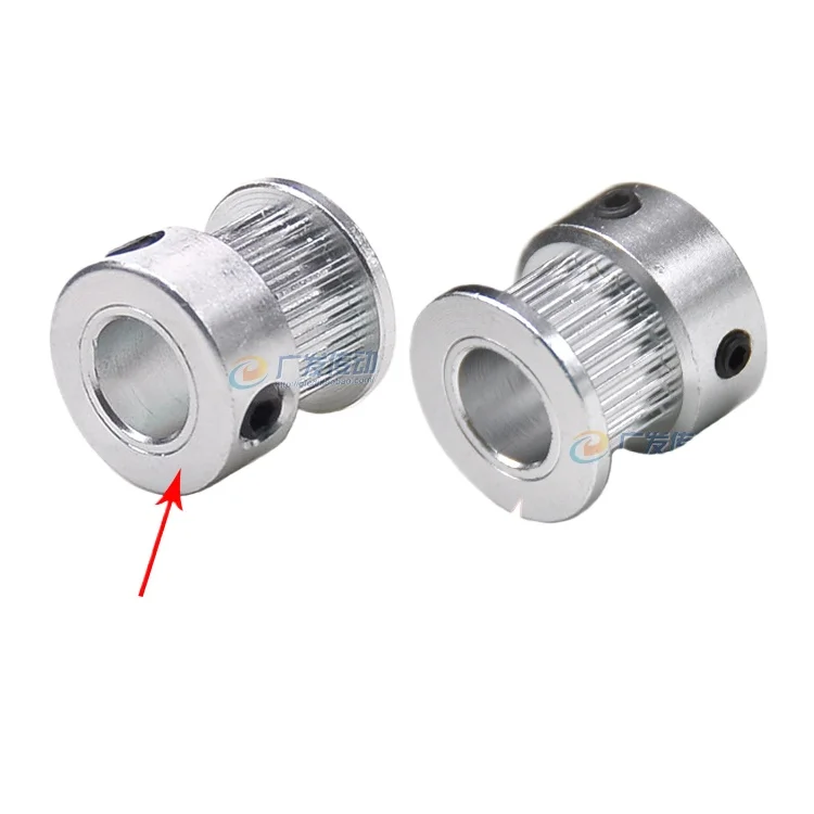 K Type S2M 14Teeth 15Teeth 16Teeth Timing Bilt pully Bore 3/3.17/4/5/6/6.35  for 6mm 10mm Belt Used in Linear pulley
