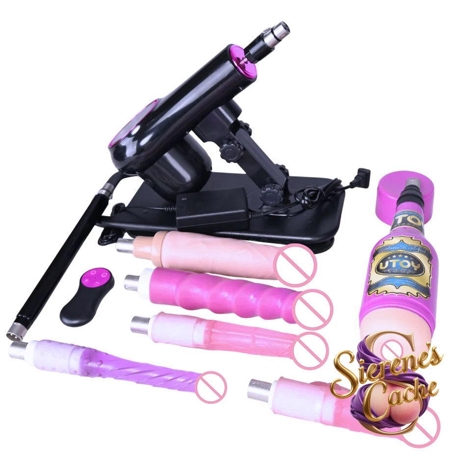 SCROUGH BEAST Wireless Remote Thrusting Sex Machine For Women Hands Free Adjustable Telescopic Adult Toy With G-Spot Stimulator