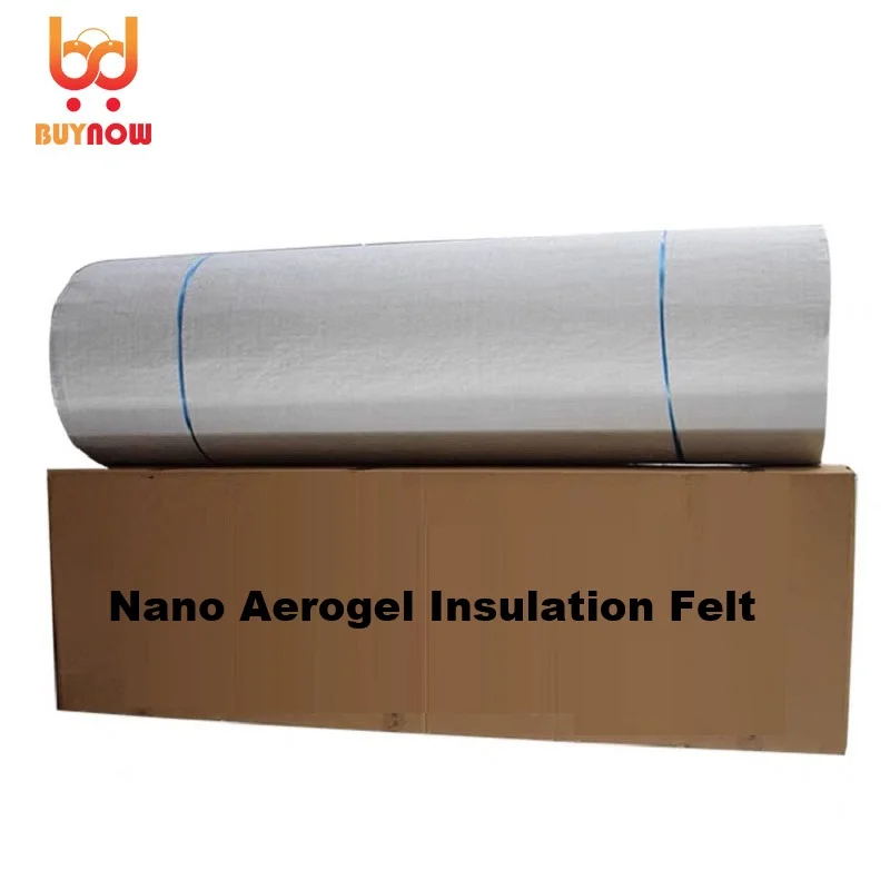 Nano Aerogel Insulation Felt Heat Insulation and Waterproof Insulation 700 Degree High Temperature Flame Retardant Material