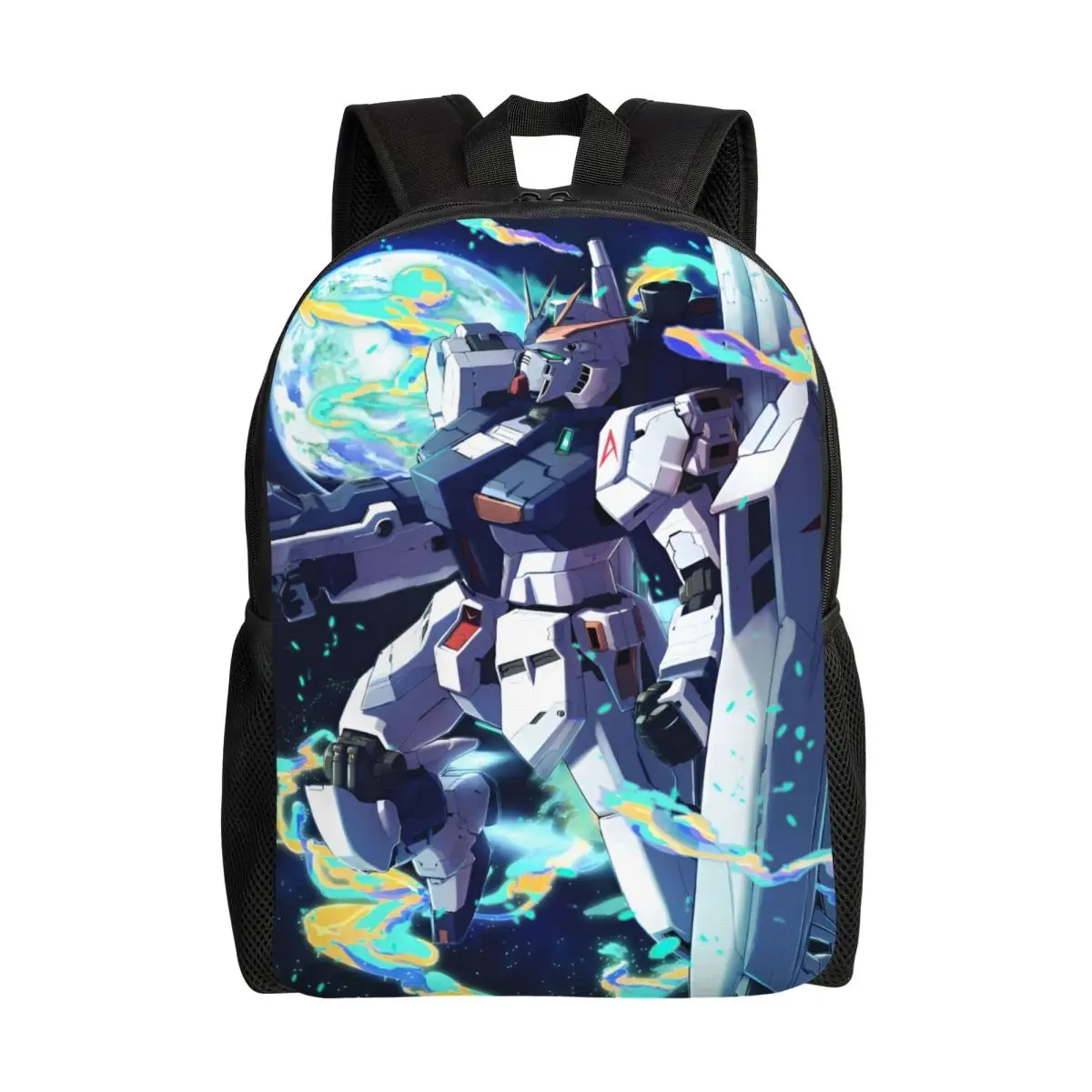 3D-Druck G-Gundams Anime Japan Rucksack für Mädchen und Jungen, heiße Schul- und College-Reisetaschen, Damen- und Herren-Büchertasche, passend für 15-Zoll-Laptops