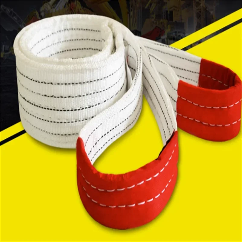 Imagem -05 - Guindaste Webbing Sling com Camadas Correia de Levantamento da Tração 1t 2t 3t 5t 8t Comprimento