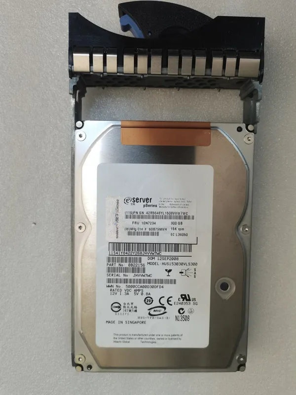 

10N7234 300G 15K SAS P6 10N7208 10N7207 3.5' hard drive hdd