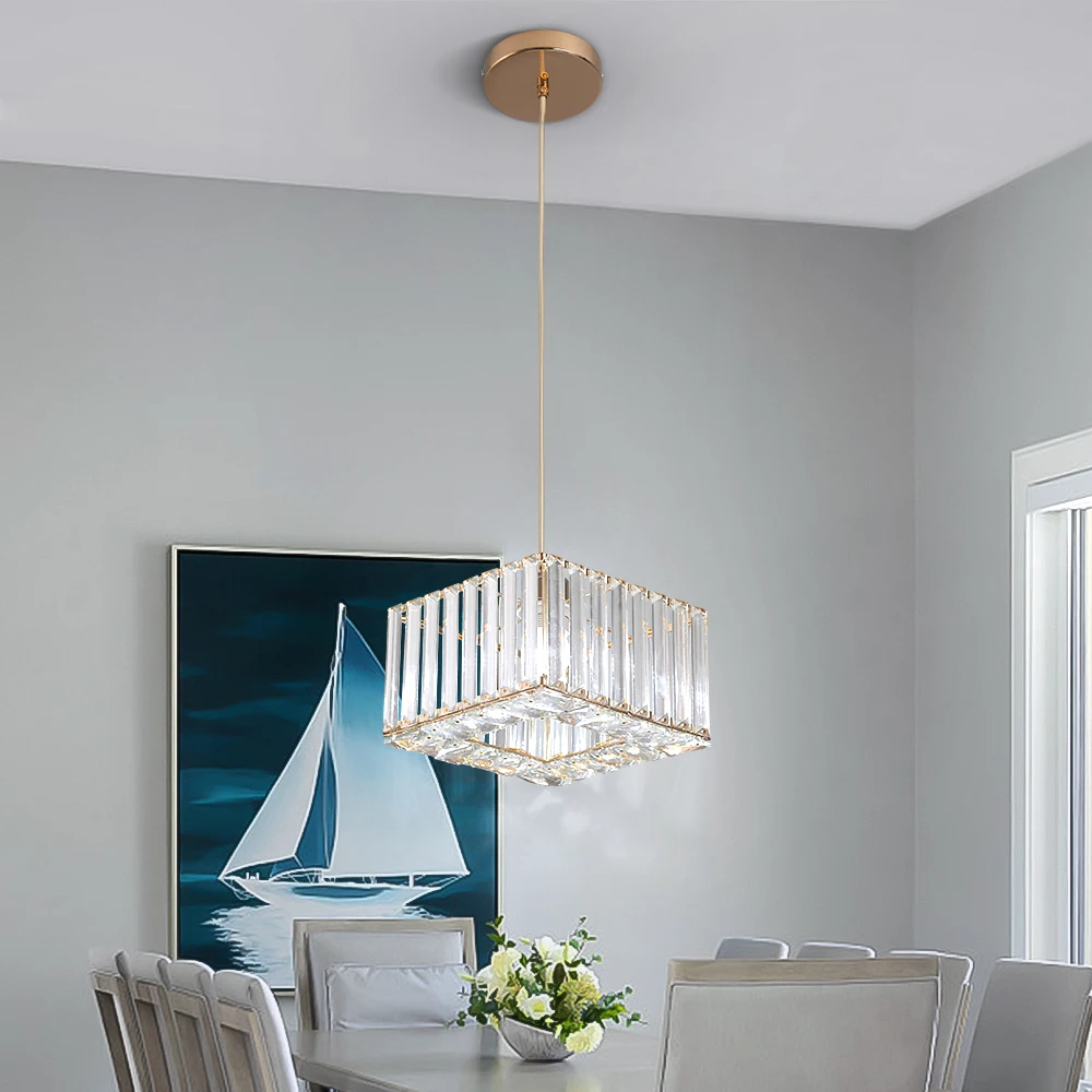 VETRULUS Moderne Pendelleuchte Kristall Kücheninsel Deckenlampe Wohn- und Esszimmer Nordische Flur-Dekoration Hängeleuchte – Detail 3