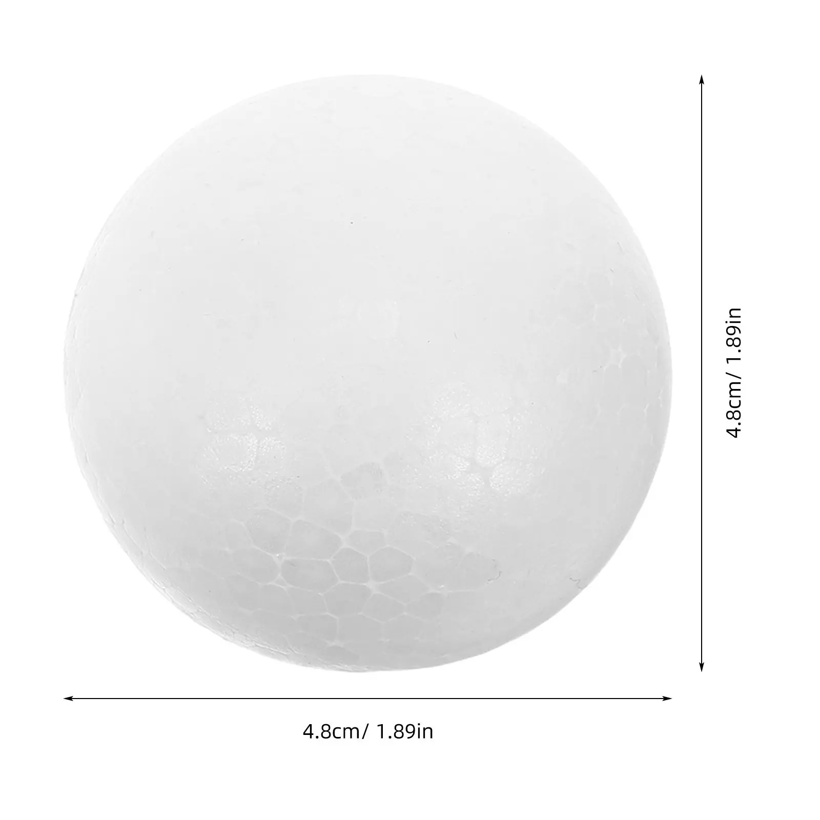 70Pcs Polystyrene Half Spheres White Smooth Surface 2Inch Craft Decoration Supplies DIY Christmas Thanksgiving Party Festival