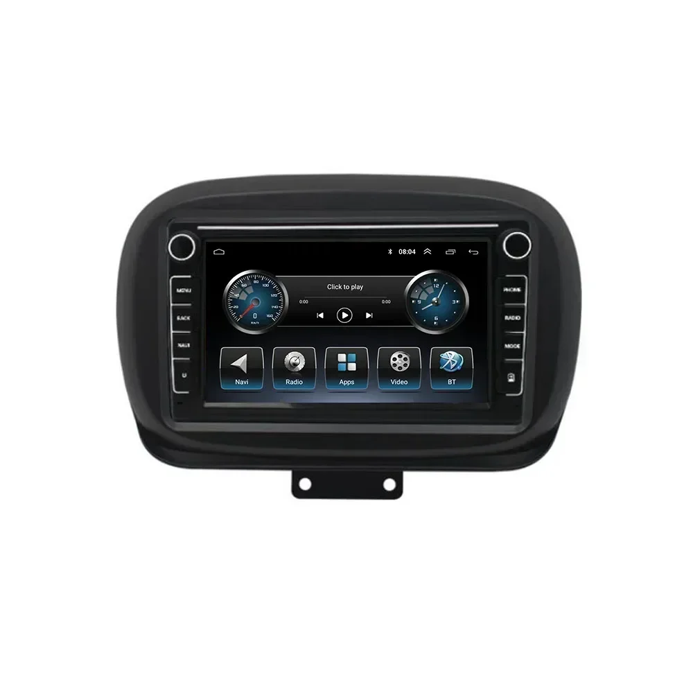 for Fiat 500X 2014 - 2050 Car Radio Multimedia Video Player Navigation GPS Car Android No 2din Auto radio 2 din dvd Camera