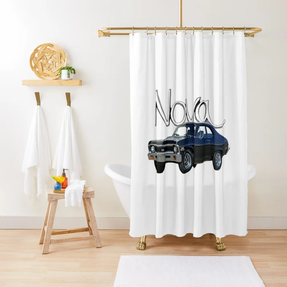 Chevy T-Shirt 1972 Chevy Nova Shower Curtain Shower Bath Modern Accessory Bathrooms Shower For Bathrooms Curtain