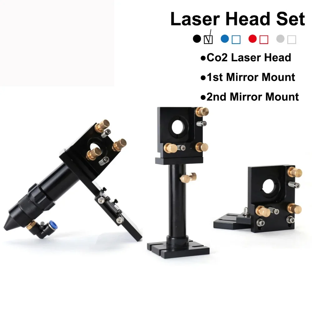 HAOJIAYI CO2 Laser Head Focus Lens 20mm Reflective Mirror 25mm Integrative Mount Laser Engraving and Cutting Machine