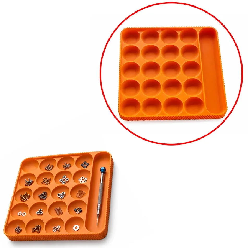 1PCS 3D Printed Tool Storage Tray Screw Nut Organizer Screwdriver Holder RC Car Repair Upgrade Parts Sorting Plate Workbench