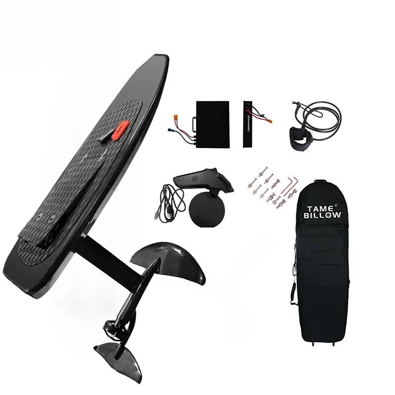 Full carbon fiber electric hydrofoil board, suspended surf standing design, adjustable power control system