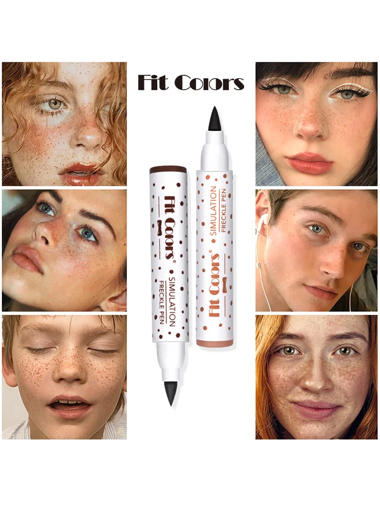 Fit Colors Natural Simulation Freckle Pen Simulation Not Easy To Fade Spot Blocking Pen Waterproof Non Smudging Point Makeup Pen