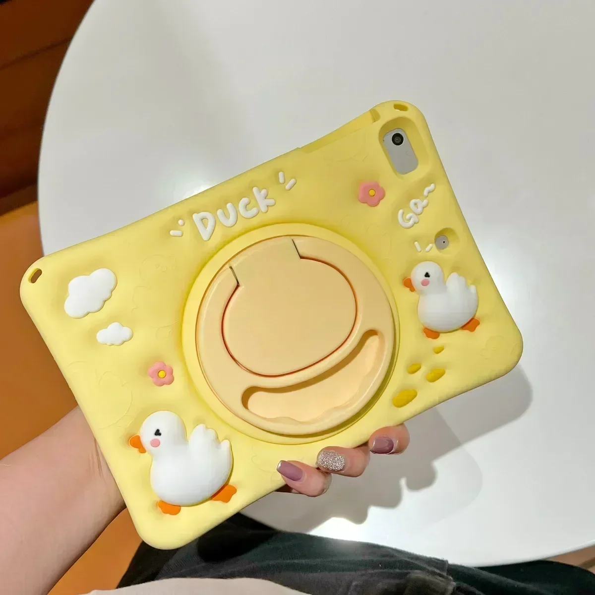 Étui pour tablette pour enfants avec rotation à 360 degrés, coque en silicone pour Samsung Galaxy Tab A8, A9, A9Plus, P610, T500, Twinking, T220