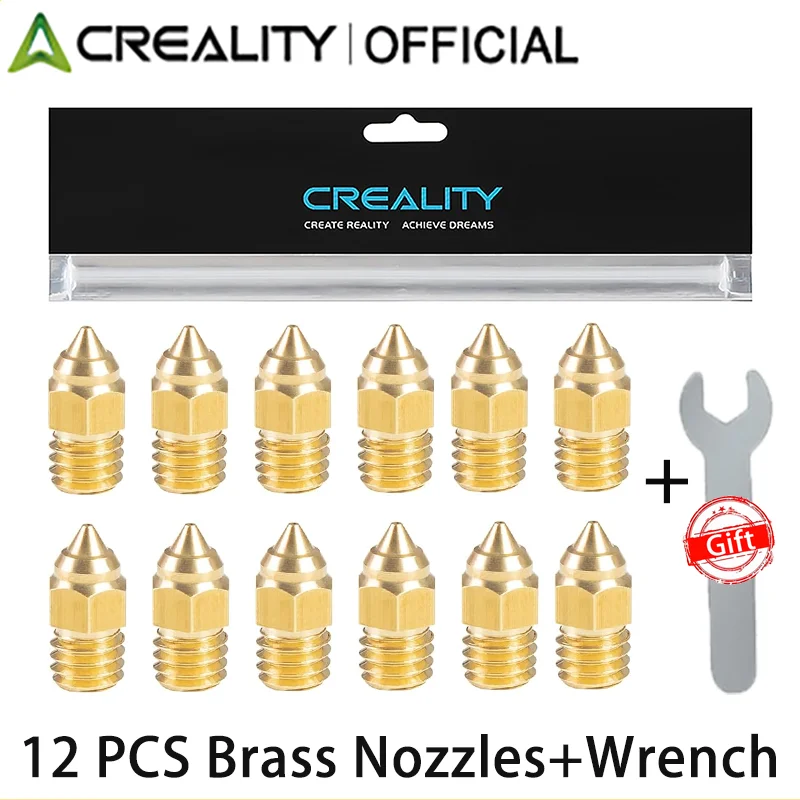 

Оригинальные сопла Creality серии Ender3, для экструдера Sprite/Ender 3 S1/Pro/Ender 3/V2/Pro/CR-6 SE, 0.4 мм, сопло для 3D-принтера