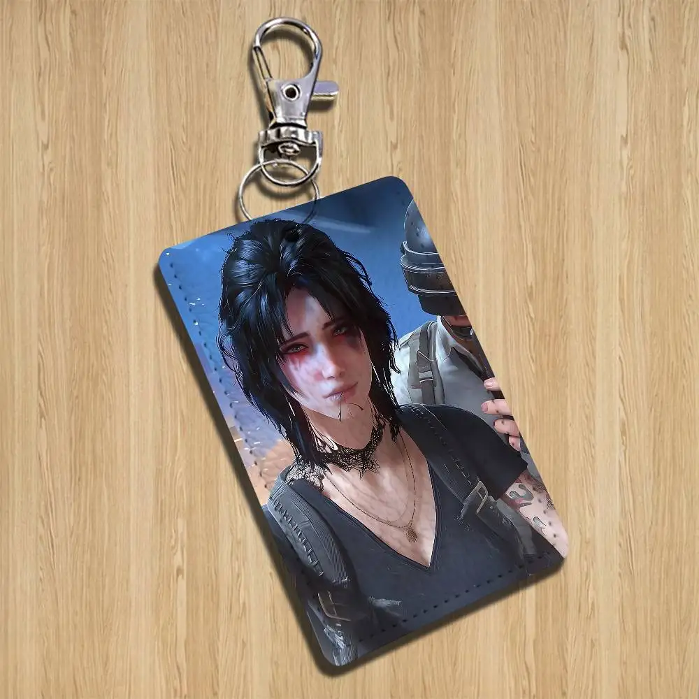 Etui na karty B-Baldurs Gate 3, Evelyn, na karty bankowe, biznesowe, studenckie, etui na karty autobusowe, brelok