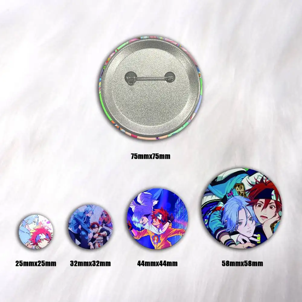 Anime SK8 The Infinity Creative Round Button Badges Cute Pin Brooch for Backpack Clothes Lapel Jewelry Accessories Friends Gift