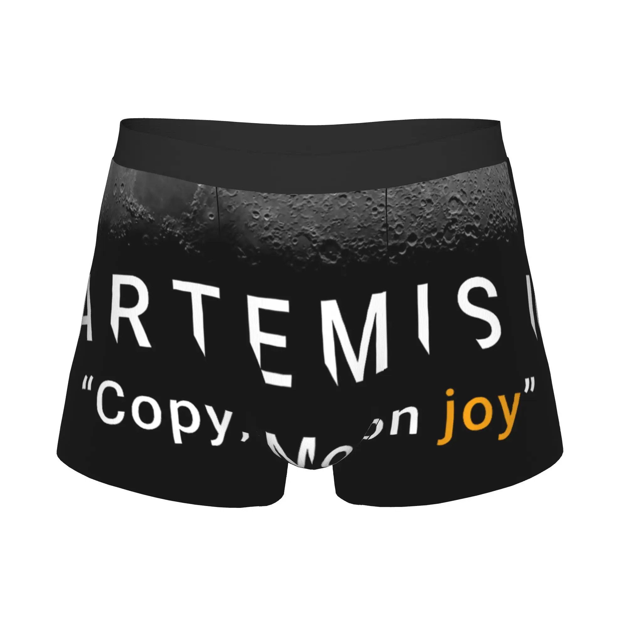 Copy Moon Joy  Artemis ii Underpants Breathbale Panties Men's Underwear Ventilate Shorts Boxer Briefs view 3