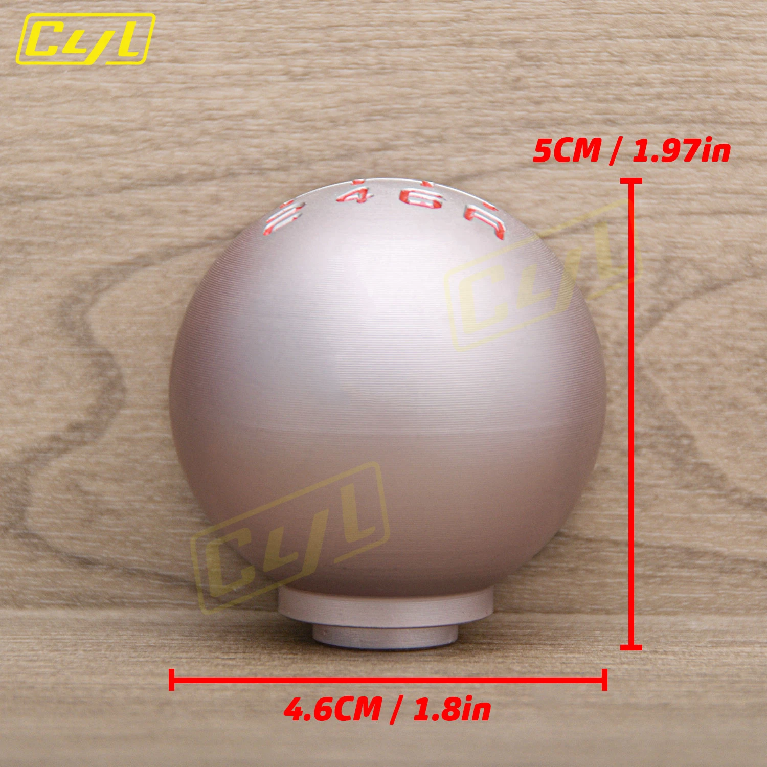 JDM Aluminum 5/6 Speed Round Shape Shift Gear Knob M10*1.5 For Honda Fit Civic City FD2 FN2 EP3 TYPE R DC2 DC5 AP1 AP2 S2000