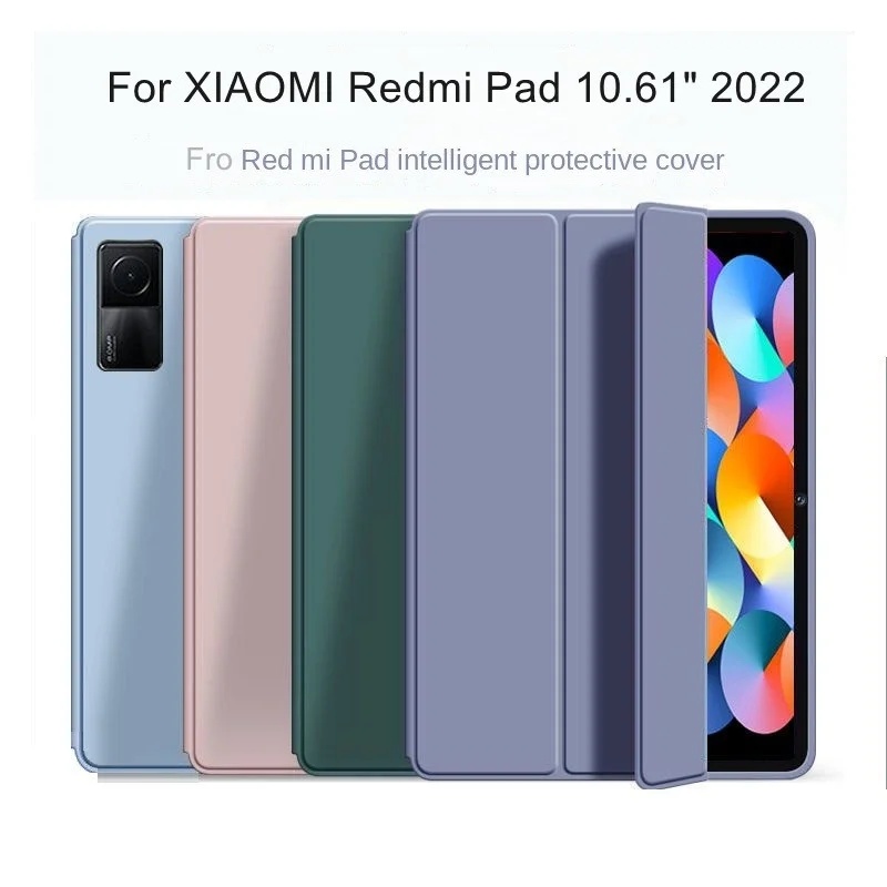 

Новинка 2022, Магнитный чехол для Redmi Pad 10,6, силиконовый чехол-книжка с подставкой для XIAOMI Redmi Pad, чехол для планшета 10,61 дюйма + пленка + ручка