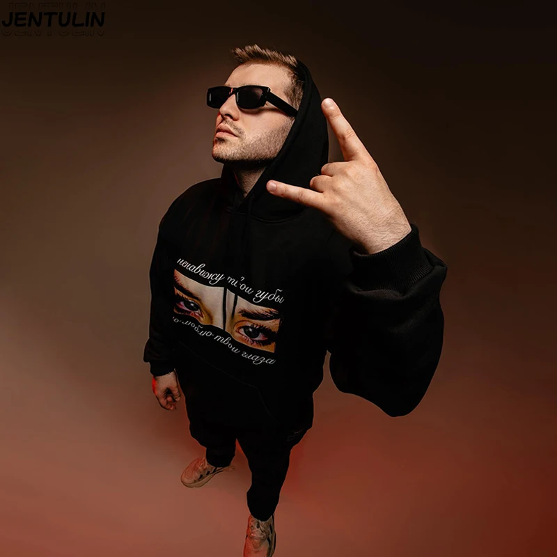 ​​​​Y2K Unisex Hoodies Women Autumn Winter Harajuku Graphic Hooded Men Clothing  Sweatshirt Gothic Hip Hop Oversized Streetwear