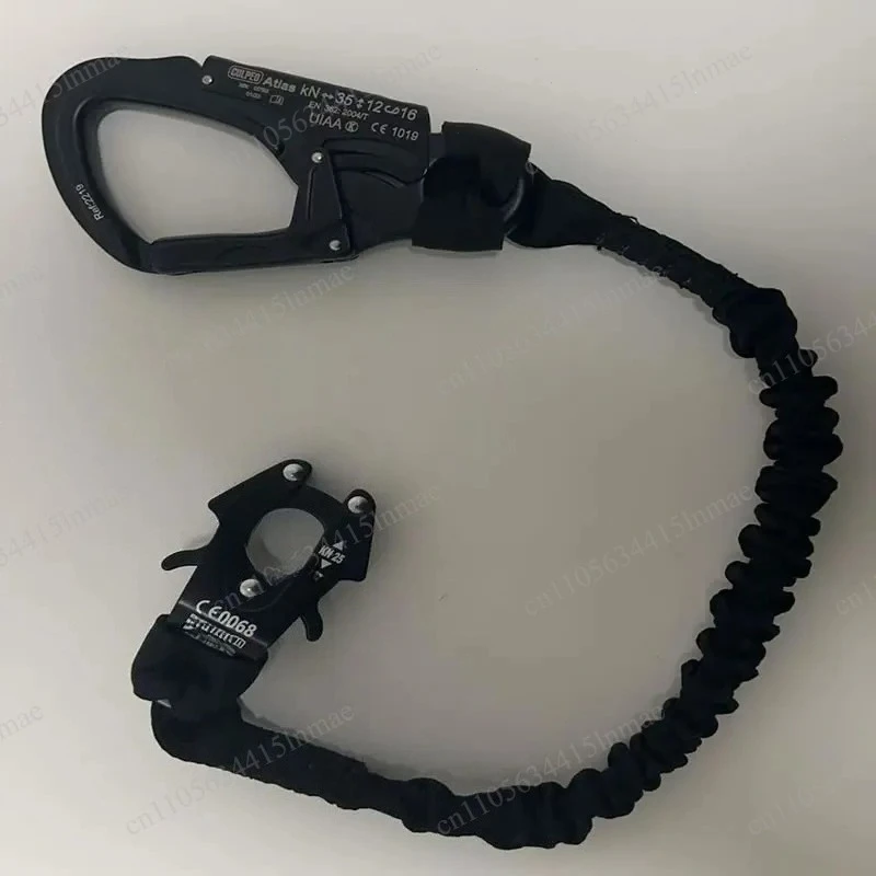 Outdoor Sports Elastic Descending Rope Double Head Quick Release Buckle Tactical Lanyard