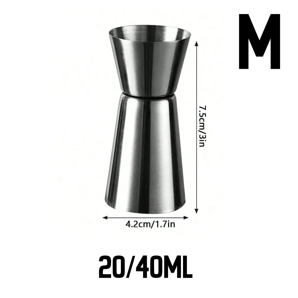 Edelstahl Messbecher Cocktail Shaker Peg Messgerät Jigger Dual Shot Trinken Alkohol Kapazität Schüttelflasche Party Bar Werkzeug
