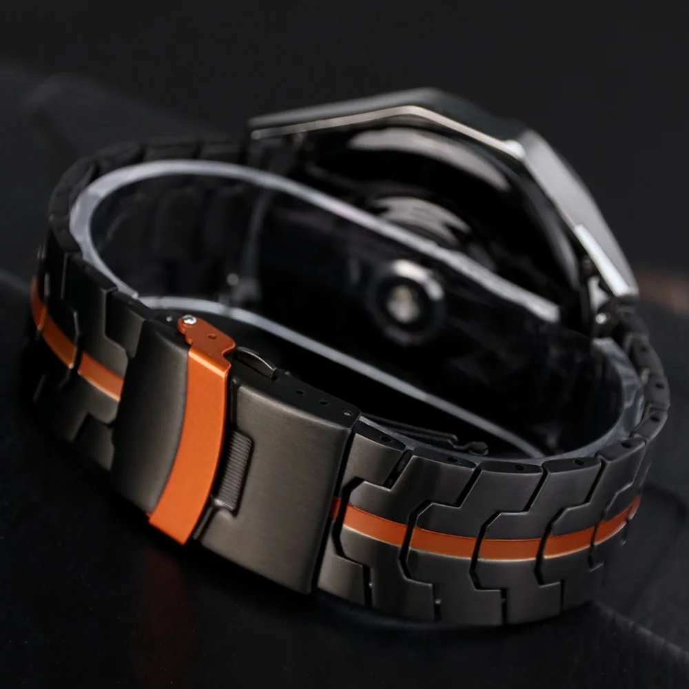 Huawei Watch GT5/5 Pro GT4 GT3 GT2 46mm用ステンレススチールストラップ、Huawei Watch 4/3 Pro 22mm用メタルリストバンドブレスレット