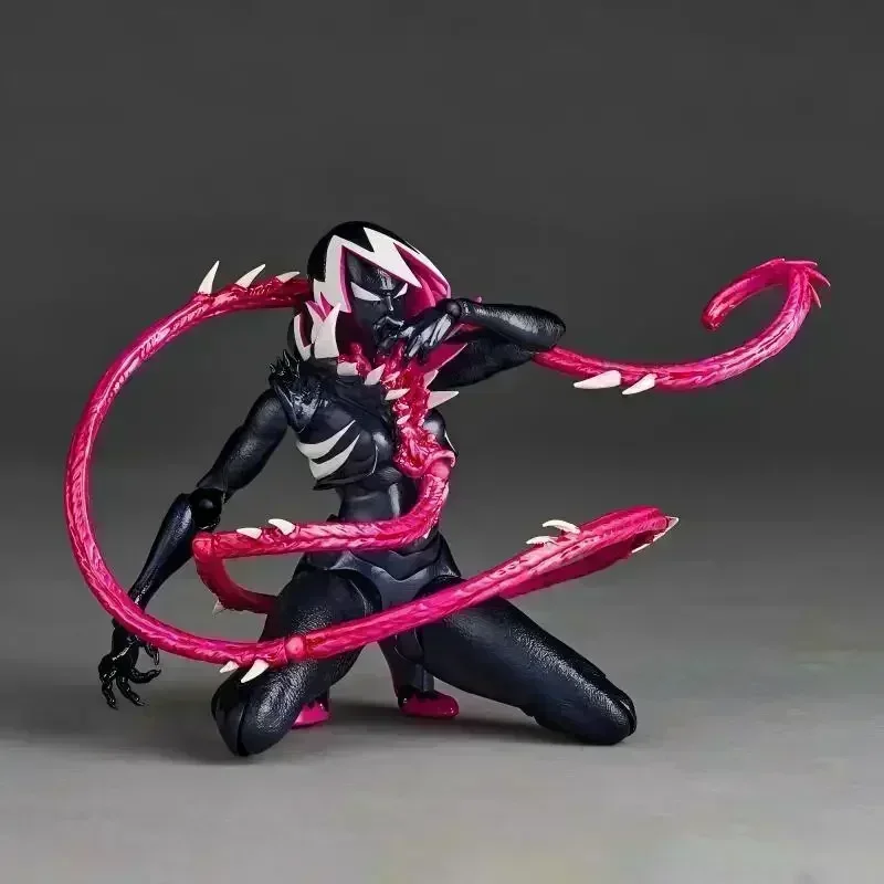 Disponibile: Action Figure di Venom Gwen, Statuetta Anime Kaiyodo Amazing Yamaguchi Revoltech, Modello Ko, Collezione Gk, Regalo per Bambini