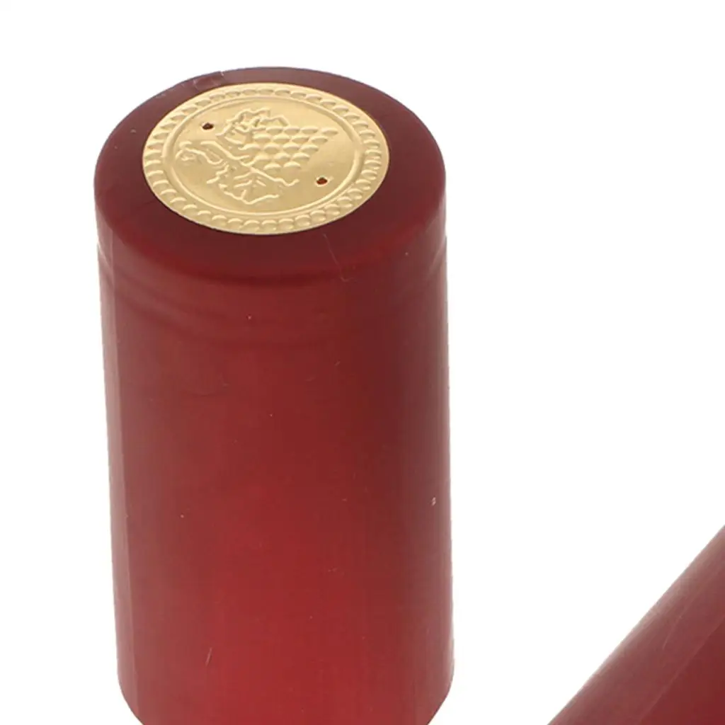 Homebrew Bottle Foil Heat Shrink Caps Final Cover 32mm Diameter PVC Shrink Seals for Wine Cellar Storage