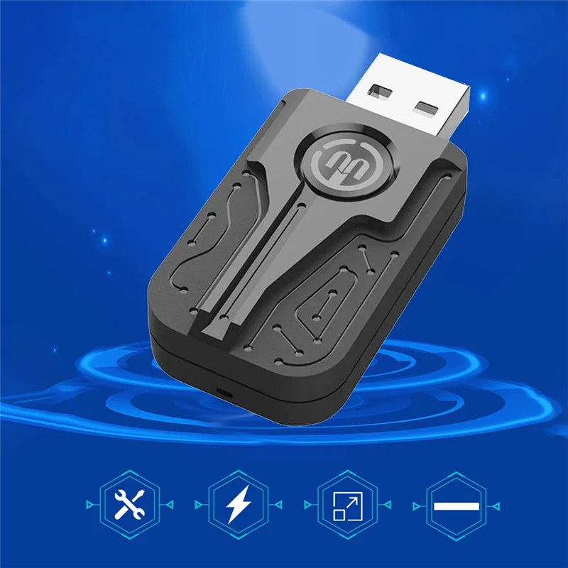 B47C Adattatore Carplay wireless Android Auto Dongle intelligente portatile Carplay Ai Box cablato a Smart Box wireless per auto