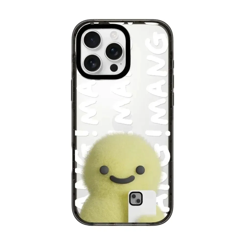 

Macaron Colored Cute Dinosaur Black Acrylic Border Magnetic Case: Compatible with IPhone 12 13 14 15 16 17 Pro Max