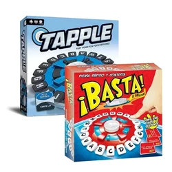 Basta Think Word Game Fast-Paced Family Tapple Board Game The Quick Thinking Letter Pressing Puzzle Games For Adults Spanish