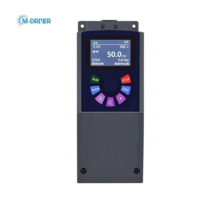 VFD Single Phase 220V 1.5KW Variable Frequency Drive with Built-in EMC Double Relay Output for Motors and Compressors
