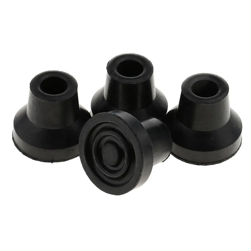 Walking Stick Tips Durable Rubber Crutch Ferrules End Anti Slip Cane Parts for Elderly Support