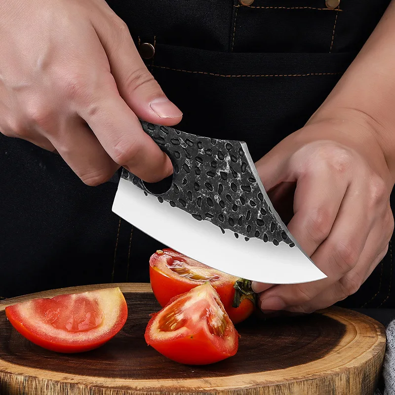 WXCOO Hand Forged Boning Knife Household Kitchen Knife for Meats Vegetables Fruits Cooking Cutting Edge Professional Knife