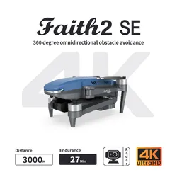 CFLY Faith2 SE dron zdalnie sterowany z unikaniem przeszkód profesjonalna aplikacja 4K podwójny aparat soczewki HD dron FPV sterowana