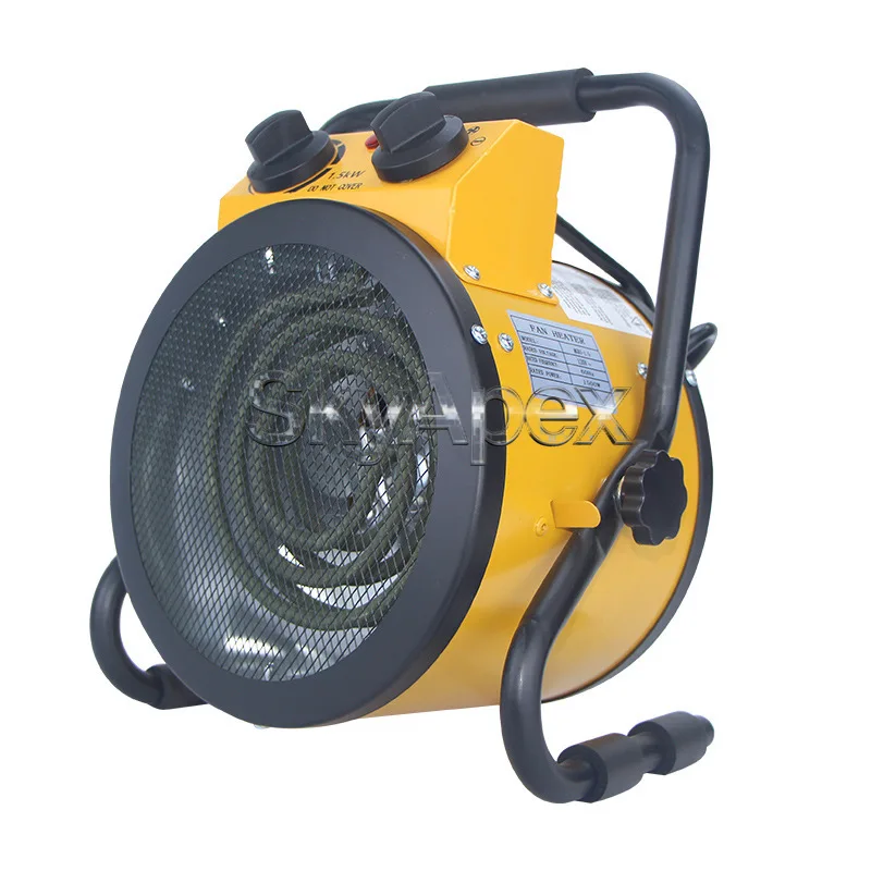 

Small Industrial Electric Heater High Power Fast Heating Home Heating Tool Desktop Hot Air Blower Room Office Garage Workshop