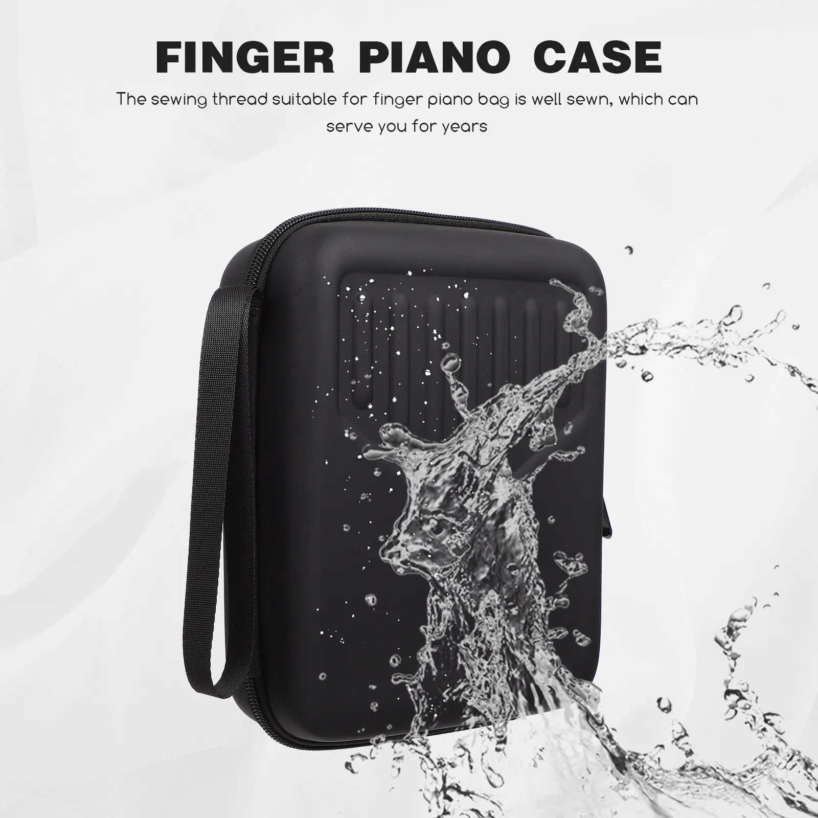 

Портативный чехол для калимбы (пальчиковое пианино), маленький, легкий, из материалов EVA, PU, мультиспандекс, удобный для переноски, для музыкальных инструментов